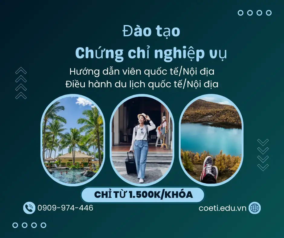 CHỨNG CHỈ NGHIỆP VỤ HƯỚNG DẪN VIÊN DU LỊCH