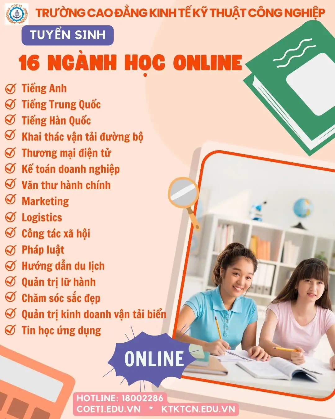 Tuyển Sinh Học Cao Đẳng Online Từ Xa